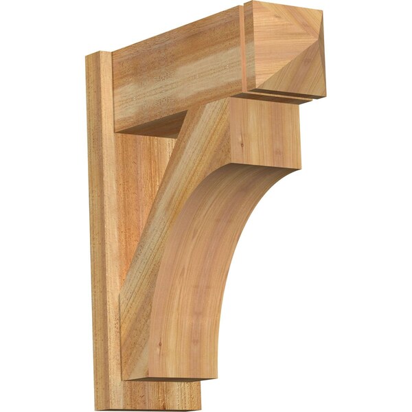 Ekena Millwork Westlake Rough Sawn Arts and Crafts Outlooker, Western Red Cedar, 8"W x 22"D x 26"H OUT08X22X26WTL03RWR - main